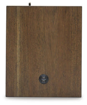 Ashley Furniture Moriville Chairside End Table with a wooden top and tapered legs, designed for convenient side table use.