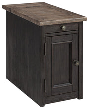 Ashley Furniture Tyler Creek occasional table set with two wood tables featuring a warm brown finish and classic design.