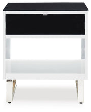 Ashley Furniture Gardoni table set with a modern wooden table and matching chairs, shown from a head-on view.