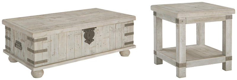 Ashley Furniture Carynhurst table set with a wooden table and matching chairs, featuring classic design and warm finish.