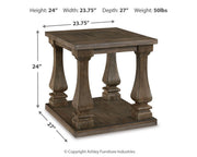 Ashley Furniture Johnelle Occasional Table Set with three stylish tables featuring wood finishes and modern design.