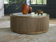 Ashley Furniture Camdill coffee cocktail table with a sleek wooden top and modern design, perfect for living room decor.