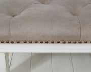 Ashley Furniture Kanwyn upholstered ottoman coffee table with fabric upholstery and wooden legs, versatile living room accent piece.