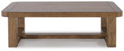 Ashley Furniture Cabalynn occasional table set featuring two stylish tables with wood finish and modern design.
