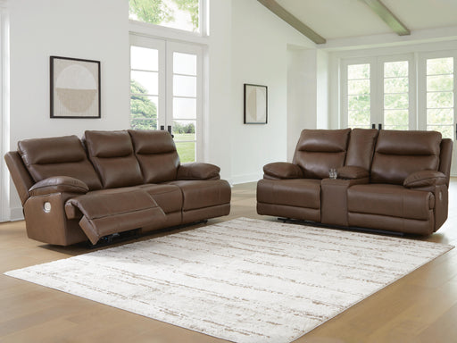 Ashley Furniture VonRyan living room set with sofa and loveseat, upholstered in neutral fabric, for a modern, stylish seating area.