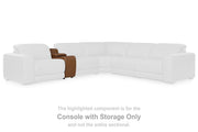 Ashley Furniture Magic Man 5-Piece Power Reclining Sectional with plush cushions and reclining seats, shown in a spacious living room setting.