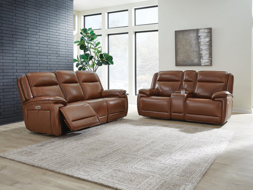 Ashley Furniture Healy Pier living room set with sofa and loveseat in a modern design, shown in a cozy, stylish living space.