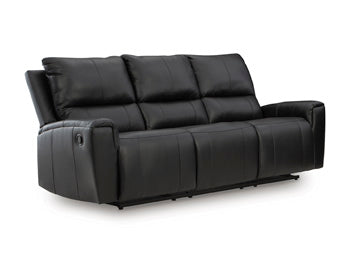 Ashley Furniture Glossmore reclining living room set with sectional sofa and chaise, featuring plush cushions and modern design.