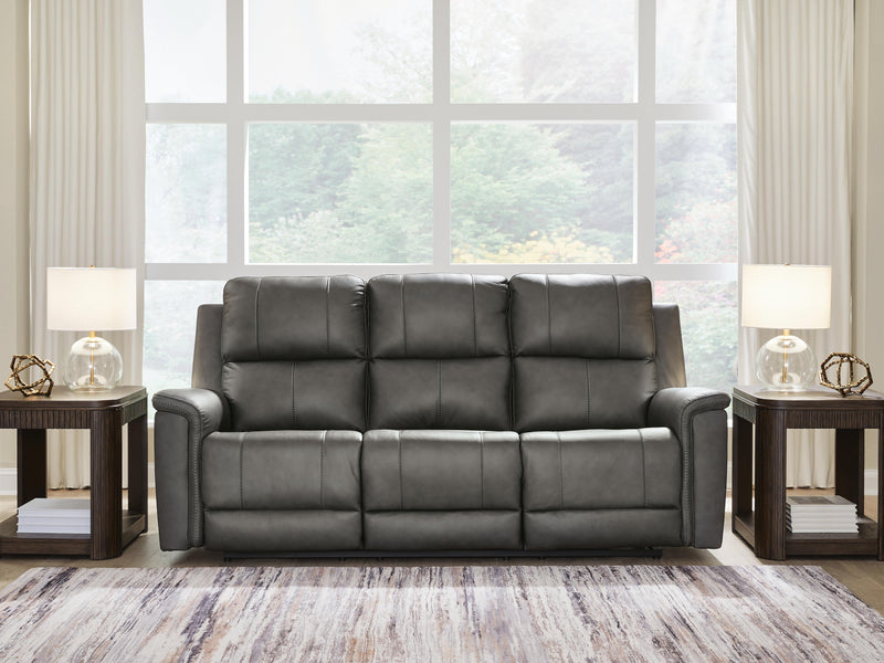 Ashley Furniture Bleckley reclining living room set with sofa and loveseat, featuring plush cushions and modern design.
