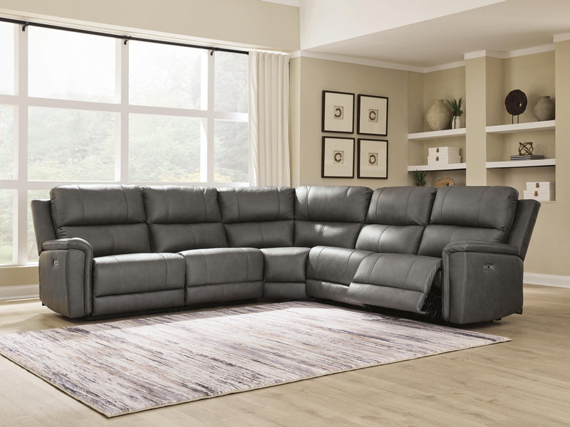 Ashley Furniture Bleckley power reclining sectional with plush cushions and modern design, shown in a cozy living room setting.