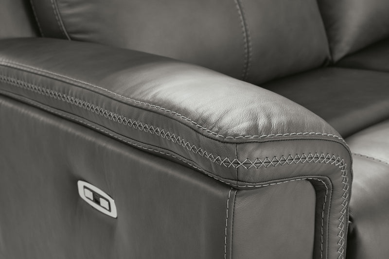 Ashley Furniture Bleckley reclining living room set with plush fabric and stitched detailing, featuring a sofa and recliner for comfort.