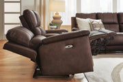 Ashley Furniture Bleckley Reclining Package living room set with plush cushions and zero gravity recliners in a modern style.
