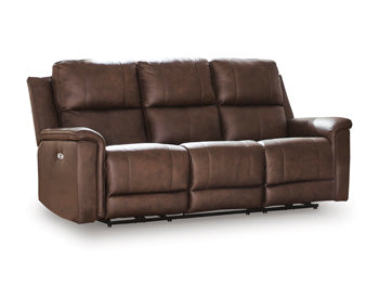 Ashley Furniture Bleckley reclining living room set with sofa and loveseat, shown in an angled view with plush cushions.