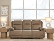 Ashley Furniture Glencroft reclining living room set with sofa and loveseat in a cozy, modern design.