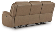 Ashley Furniture Glencroft reclining living room set, showing a comfortable sofa with plush cushions and reclining feature.