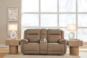 Ashley Furniture Glencroft reclining living room set with plush upholstery and multiple reclining seats, shown in a modern living space.