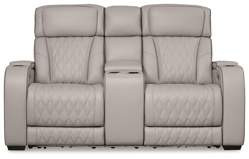 Ashley Furniture Boyington living room set featuring a stylish sofa and armchair in a modern design.