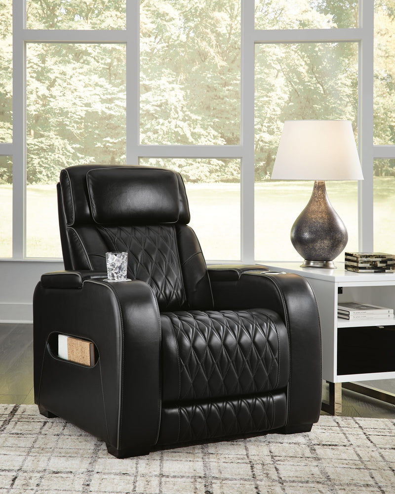 Ashley Furniture Boyington living room set with sofa and armchair, upholstered in neutral fabric, modern design for stylish living spaces.