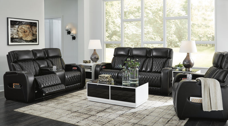Ashley Furniture Boyington living room set featuring a sofa and loveseat with plush cushions and stylish upholstery.