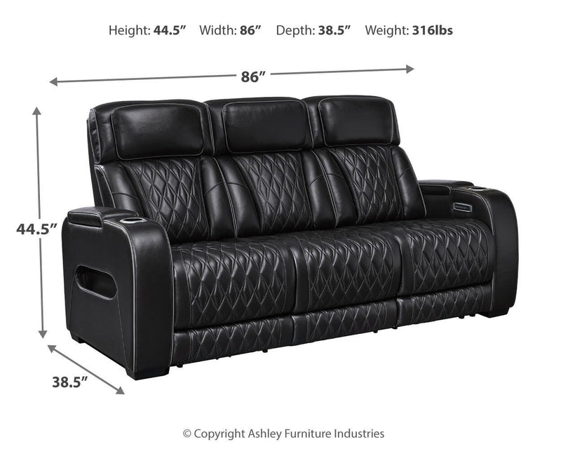 Boyington Ashley Furniture living room set with plush sofa and armchair in a modern design, shown in a cozy living space.