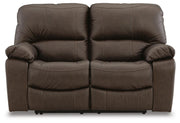 Ashley Furniture Leesworth living room set with sofa and armchair, featuring plush cushions and modern design.