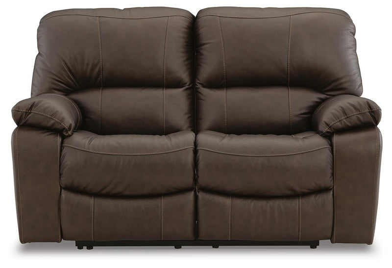 Ashley Furniture Leesworth living room set with sofa and armchair, featuring plush cushions and modern design.