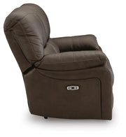 Ashley Furniture Leesworth living room set with a sofa and loveseat, featuring neutral upholstery and modern design.
