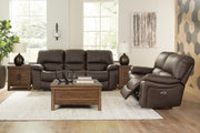 Ashley Furniture Leesworth living room set with sofa and armchair in neutral upholstery, stylish and comfortable for modern living rooms.