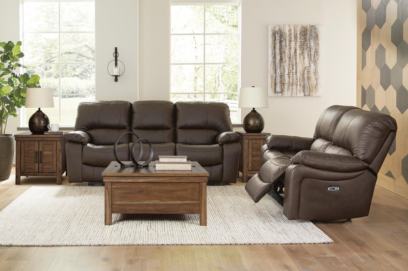 Ashley Furniture Leesworth living room set with sofa and armchair in neutral upholstery, stylish and comfortable for modern living rooms.