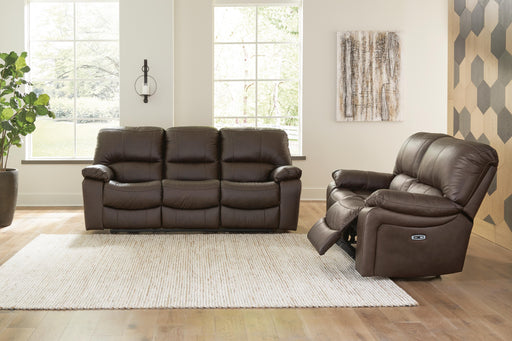 Ashley Furniture Leesworth living room set with sofa and armchair in neutral fabric, stylish and comfortable for modern homes.