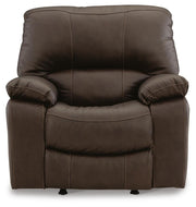 Ashley Furniture Leesworth living room set with sofa and armchair, featuring neutral upholstery and modern design.