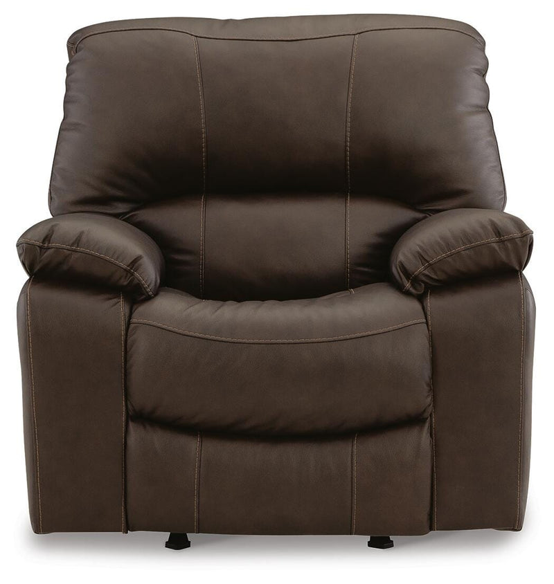Ashley Furniture Leesworth living room set with sofa and armchair, featuring neutral upholstery and modern design.