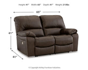 Ashley Furniture Leesworth living room set with sofa and loveseat in a cozy, modern design displayed in a stylish home setting.
