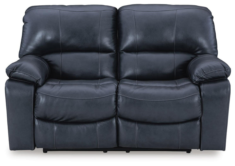 Ashley Furniture Leesworth living room set featuring a sofa with plush cushions and matching armchair in a modern design.