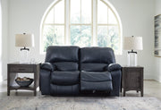 Ashley Furniture Leesworth living room set with sofa and armchair, featuring neutral upholstery and modern design.
