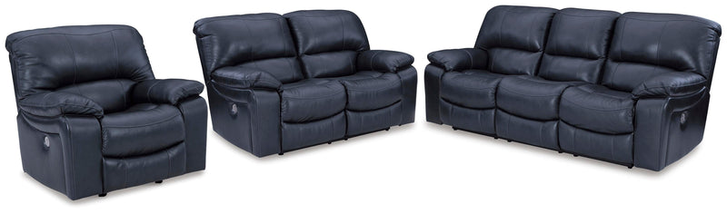 Ashley Furniture Leesworth living room set with sofa and armchair in a stylish, modern design, shown in a cozy living space.