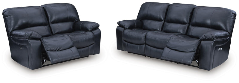Ashley Furniture Leesworth living room set with cozy sofa and matching chairs, fabric upholstery, and wooden accents.