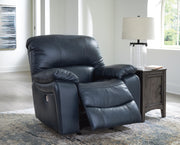 Ashley Furniture Leesworth living room set with sofa and armchair, upholstered in neutral fabric, arranged in a stylish living space.