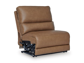 Ashley Furniture DeepWakes power reclining sectional with chaise, featuring plush upholstery and a modern design.