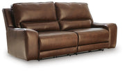 Ashley Furniture DeepWakes reclining living room set with plush cushions, chaise recliner, and modern design in a cozy living space.