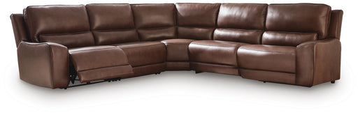 Ashley Furniture DeepWakes power reclining sectional with plush cushions and modern design, shown in a neutral fabric.