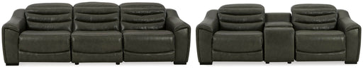 Ashley Furniture Center Line living room set with sofa, loveseat, and accent chairs in a modern design for stylish home decor.