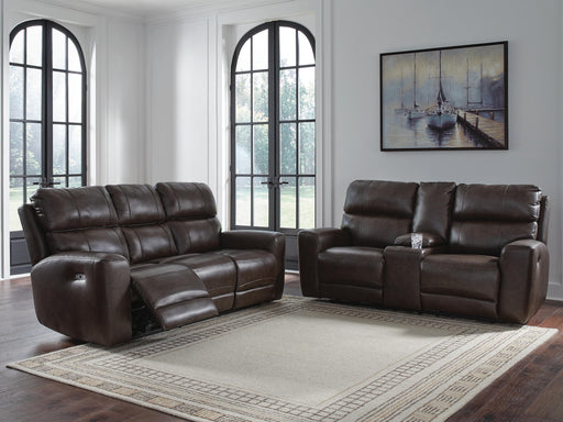 Ashley Furniture Crossplex living room set with sofa and armchair, featuring neutral upholstery and modern design.