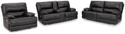 Ashley Furniture Mountainous Living Room Set featuring plush sofas and armchairs in a cozy, modern design for comfortable living spaces.