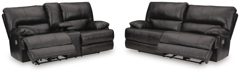 Ashley Furniture Mountainous Living Room Set with open sectional sofa and plush cushions in a cozy, modern design.