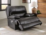 Open view of Ashley Furniture Mountainous Living Room Set with sofa and chairs, featuring plush cushions and modern design.