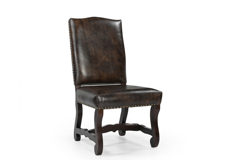 York Leather dining chairs