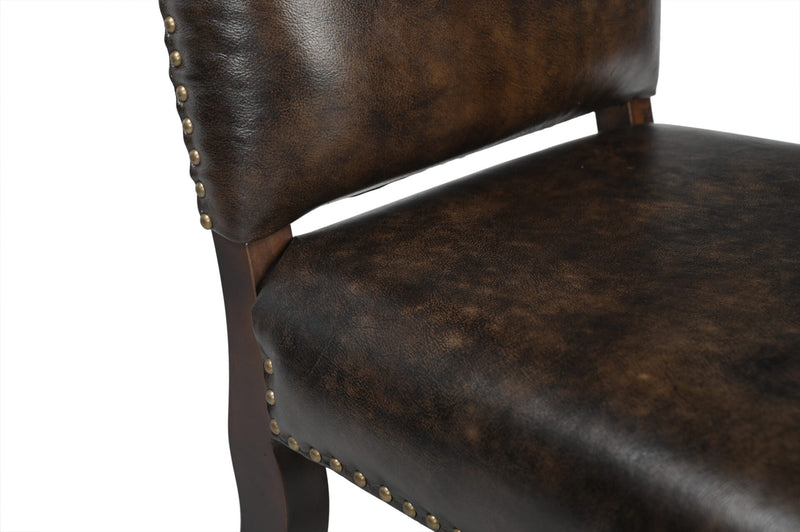 York Leather dining chairs