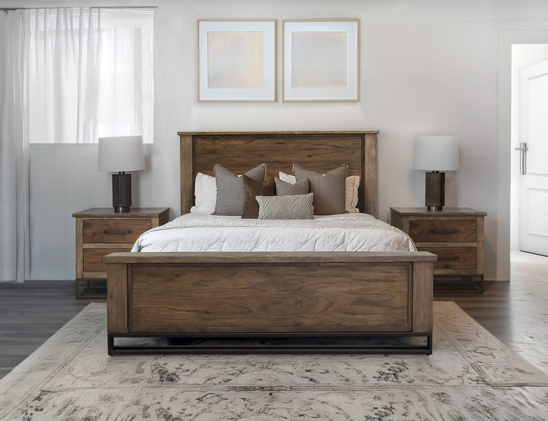 Natural Teca, King Bed