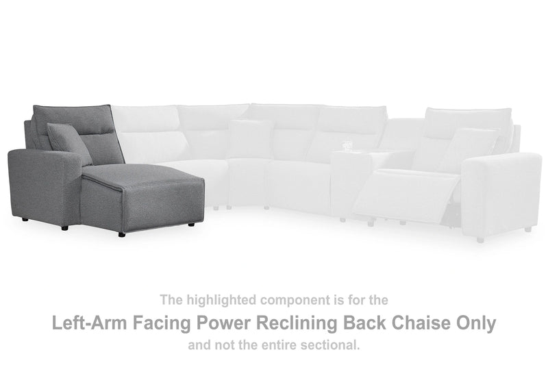 Modmax II Reclining Sectional with Double Chaise and Consoles